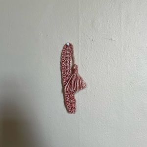 handmade crochet bookmark